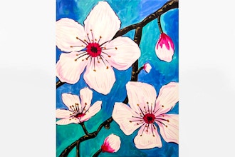 Paint Nite: Cherry Blossoms Up Close